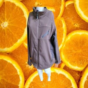 Minus Zero Men's Brown Softshell Fleece Lined Full Zip Jacket XXL